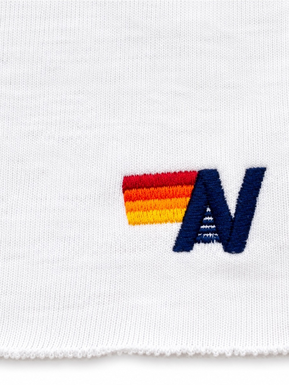 Aviator Nation White Cropped Lightning Bolt Sweatshirt *RARE* - Medium - Picture 6 of 7